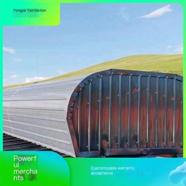 Factory ventilation and lighting C2ST smoke exhaust window Yongye simple and convenient maintenance curved ventilation skylight