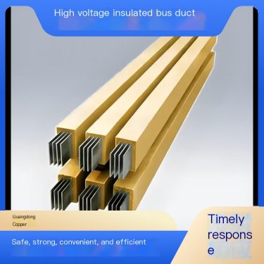 Guangdong Copper Busbar Modular Assembly High Voltage Insulated Busbar Duct Installation Convenient and Efficient Optimizing Spa