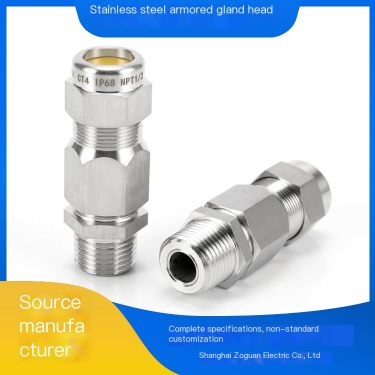 Zoguan Brand Explosion proof Packing Box 304 Stainless Steel Material Explosion proof Anti corrosion Waterproof NPT1 /2 M20 * 1.