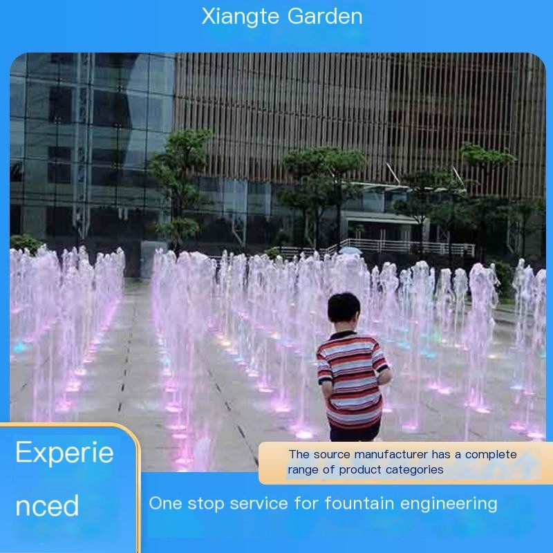 Xiangte Large scale Music Fountain Landscape with Simple Operation and Adjustable Universal Direct Beam