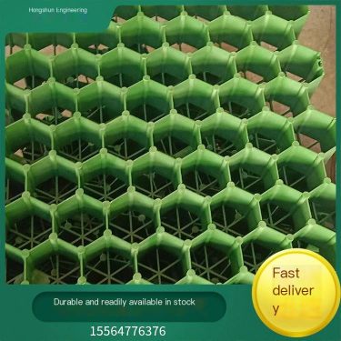 Hongshun Engineering Reinforced Plastic Grass Planting Grid New Material Durable Service Life Changhe Canal Slope Protection Pro