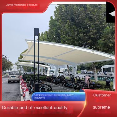 Customization of Outdoor Tensioned Film Landscape Shed for New Energy Parking Sheds in Residential Areas