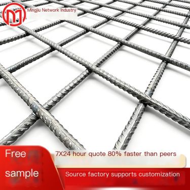 Mingjiu Welding Steel Mesh Construction Site Anti cracking Mesh Floor Heating Steel Wire Mesh Concrete Reinforcement Mesh