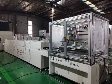Thermal conductive silicone grease fully automatic screen printing machine, high-precision printing, uniform thickness, intellig