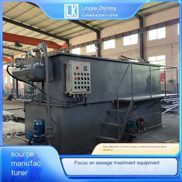 Air flotation machine liquid level control device, urban hospital sewage treatment capacity, large production and short delivery