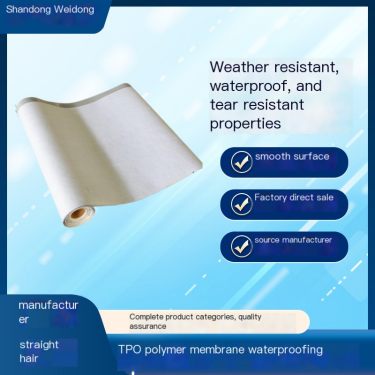 Weidong TPO waterproofing membrane manufacturer with a large amount of chemical corrosion resistance in stock