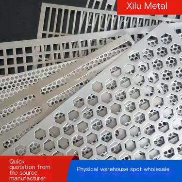 Xiling Galvanized Round Hole Mesh Manganese Steel Punching Decorative Panel Mining Filter Mesh Supply Adequate Support for Custo