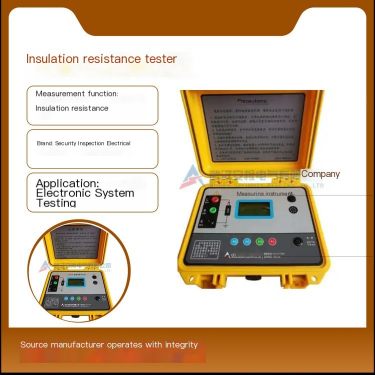 Safety Inspection Electrical AJ5000 Insulation Resistance Tester Lightweight Digital Version Easy to Operate