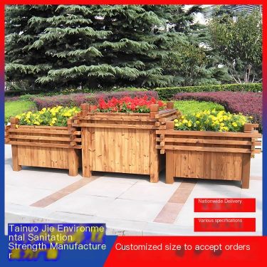 Tainuojie Outdoor Balcony Flower Box Planting Rack Production Customization Maintenance Simple Installation Convenient