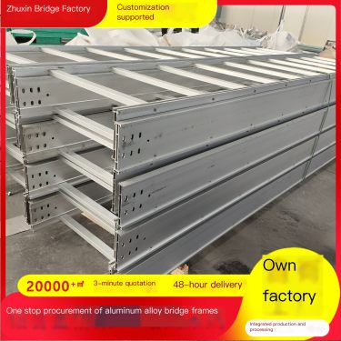 Manufacturer selected for easy installation of aluminum alloy anti-corrosion cable tray trough spray coated galvanized wire trou