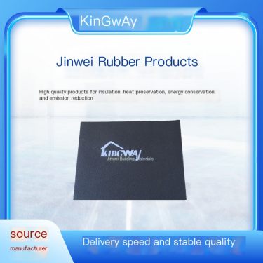 Jinwei Flame retardant B1 grade rubber insulation board, aluminum foil self-adhesive rubber insulation board, pipeline sound ins