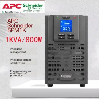 Schneider SPM1KL online UPS uninterruptible power supply 1KVA/800W long machine external battery