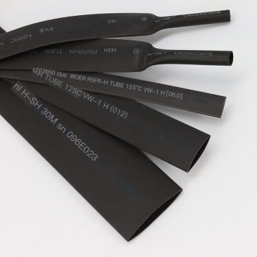 Wall heat shrink tubing, 17mm diameter environmentally friendly flame-retardant black heat shrink tubing 100 meters/disc