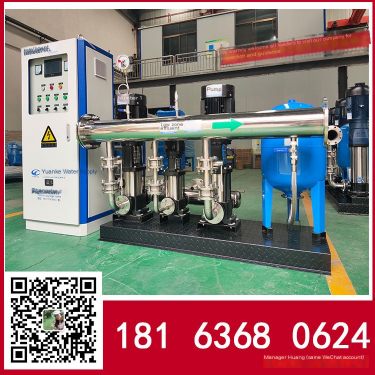 Variable frequency complete set of water supply equipment, fully automatic variable frequency equipment, no negative pressure co