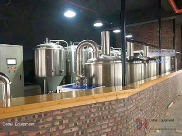 Dehui 1000L Craft Beer Equipment Hotel Beer Production and Brewing Equipment