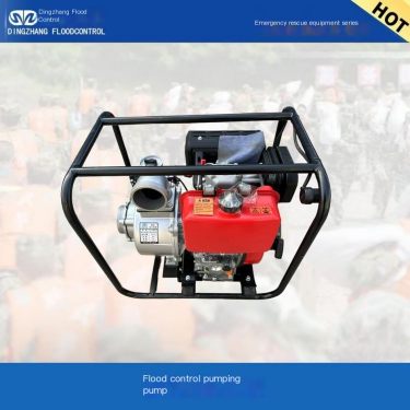 Dingzhang Dayu brand flood control 4-inch gasoline and diesel pump portable drainage pump mobile sewage pump truck