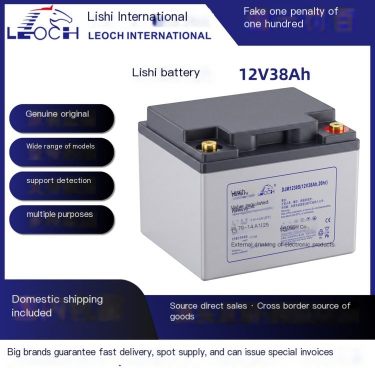 Original Lishi Lead Acid Battery DJM1238S /12V38Ah UPS /Photovoltaic /DC Screen /False One Penalty Hundred