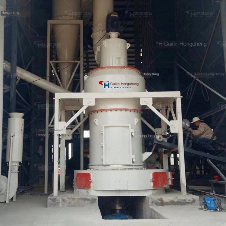 Production Process of Hongcheng Negative Pressure 4R Ray Grinding Machine Calcite Grinding Equipment