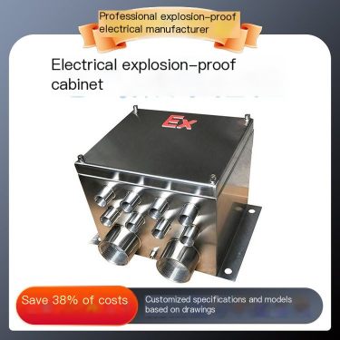 Zhongrong Stainless Steel Explosion proof Control Cabinet Distribution Cabinet Carbon Steel Material Optional Non standard Custo