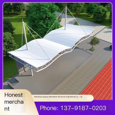 Stadium membrane structure grandstand outdoor roof sunshade with strong durability and exquisite style
