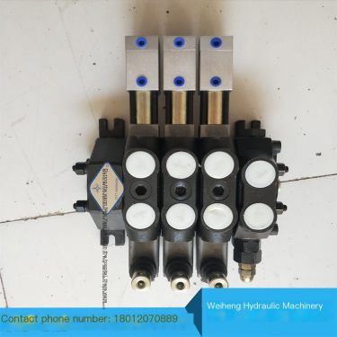 Weiheng DCV100 /4 electrically controlled directional hydraulic multi way valve suitable for normal temperature and pressure