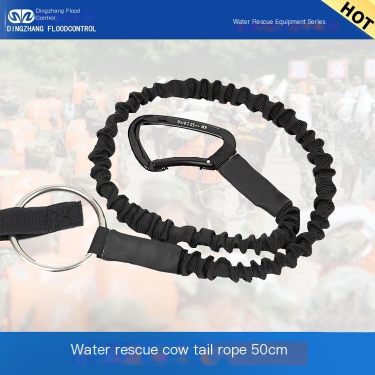 Water Rescue Cowtail Rope Life Jacket Traction Rope Escape Rope Water Rescue Equipment