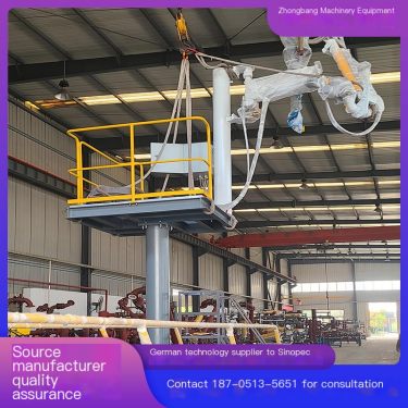 Customized steel wharf loading and unloading platform for oil arm loading and unloading on railway crane tubes