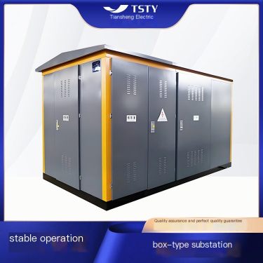 Tiansheng Electric Box Substation European style Box Transformer Portable Small Volume Power Supply Full National Standard Certi