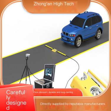 High Resolution Data Security and Traceability of Zhong'an High tech Vehicle Bottom Video Detector Exhibition