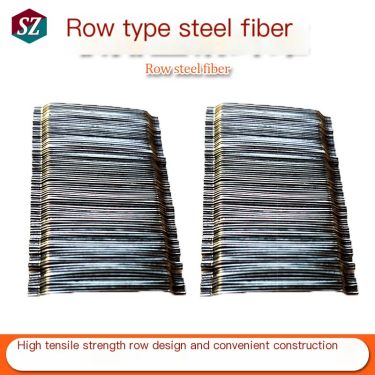 Concrete reinforcement crack resistance 0.75 * 35 single wire 1000 grade water sol adhesive connected end hook steel fiber