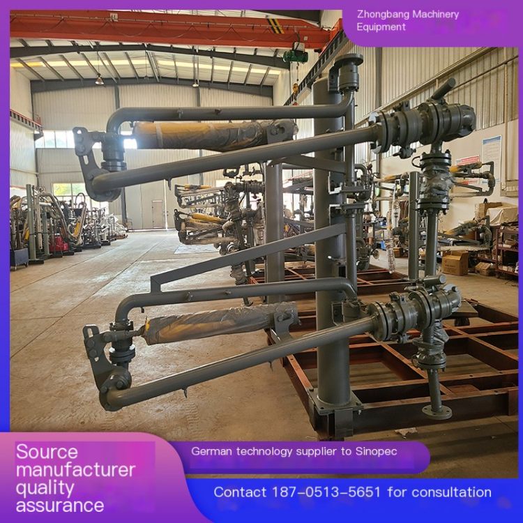 Zhongbang Equipment Downloading and Unloading Oil Crane Pipe Oil Loading Pry Truck Loading and Unloading Special Quick Connect S