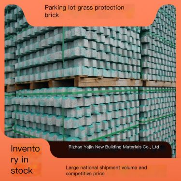 Yajin New Building Materials Well shaped Grass Planting Bricks Park Landscape Greening Lawn Well shaped Bricks Parking Lot Grass