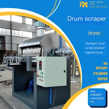 Customized High Salt Mother Liquor Wastewater Drum Scraper Drying Machine for Gold Elephant Drying