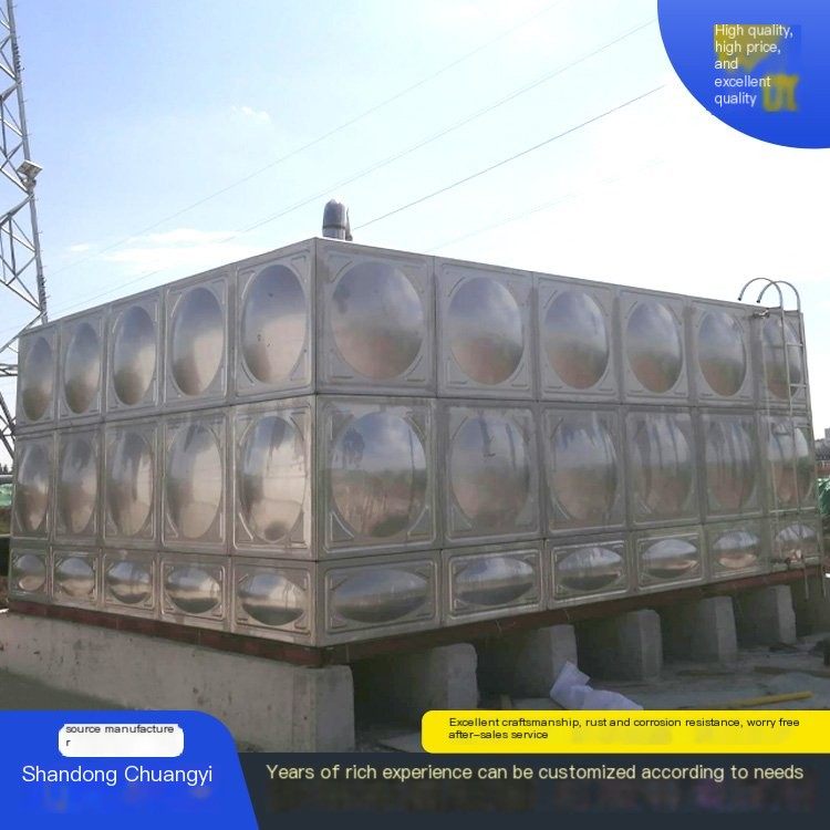 Chuangyi Stainless Steel Water Tank Corrosion Resistant, Durable, Customizable Size, Free Warranty, Welcome to Call for Consulta