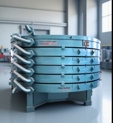 Shengbao Heat Transfer Disc Slag Cooler Manufacturer New Energy saving Slag Cooler Biomass Boiler Ash Cooler Customization