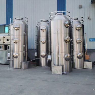 PP Spray Tower 3000 Air Volume Acid Mist Purification Tower Industrial Waste Gas Treatment Equipment Pipeline Installation Yison