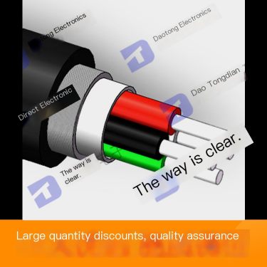 2464 26AWGX4C+AB OD4.6 Electronic Cable Four core Shielded Wire Resistant to High Temperature