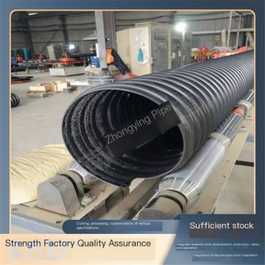 Steel Strip Corrugated Pipe Engineering for Rainwater Drainage and Aging Resistance Renovation in Residential Areas