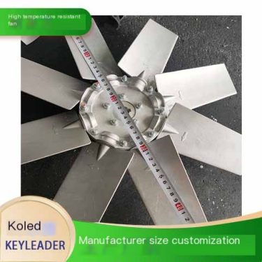 Aluminum impeller axial flow fan blade, high temperature and low humidity resistant, cold storage drying room manufacturer custo