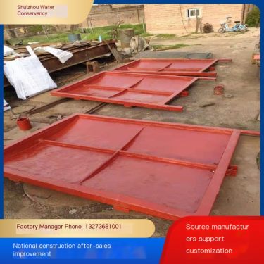 The square circular one-way waterproofing effect of SYZ800 for the cast iron gate of the hydropower station is significant