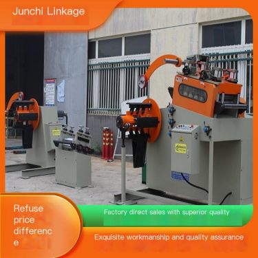 Junchi linkage shearing machine feeding mechanism has good after-sales service and stable on-site debugging performance