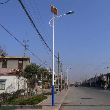 Rural solar street lamp street lighting 6-meter-high LED light source Xingnuo Optoelectronics