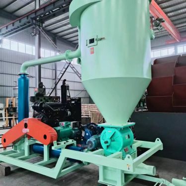 Large scale wind powered grain suction machine for grain depot code, long-distance ash suction and loading pneumatic conveyor, P