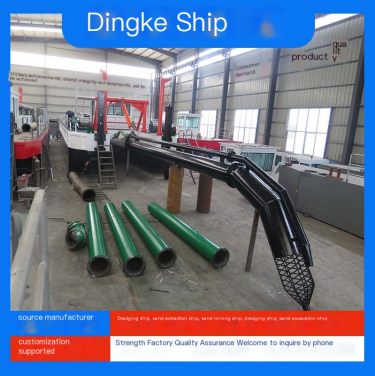 Dingke Ship Jet Suction Ship Jet Ship Large Mineral Processing Equipment Multi purpose Dredging Ship Welcome to Call