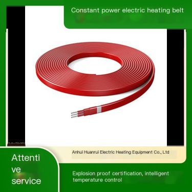 High temperature and explosion-proof certification for long pipeline heat tracing with series constant power electric heat traci