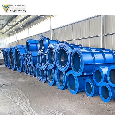 Concrete cement pipe steel mold Zhongyi Machinery fully automatic 1200 type cement pipe mold spot sales