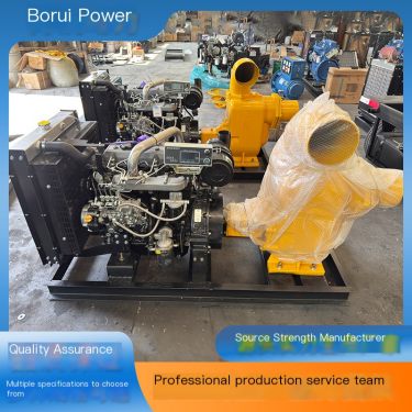 The 300 cubic meter diesel self-priming pump set is widely used in field operations with a wide range of flow rates and head ran