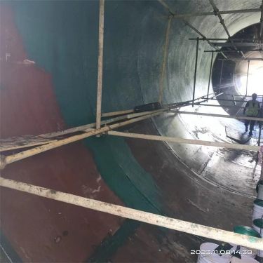 Chemical equipment PE lined tank large vertical tight lined mixing tank easy to operate