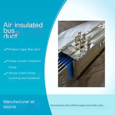 Zhongde Xin Air Insulated Busway Enclosed Design Safer, Exquisite Craftsmanship and Preferred Materials
