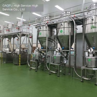 Gaofu Central Kitchen Noodle and Bread Automatic Feeding and Ingredient System Food Powder Conveyor and Feeding System